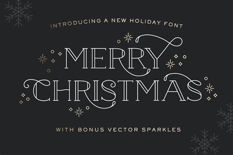 The Holidays A Christmas Typeface Stunning Display Fonts ~ Creative