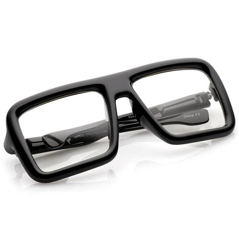 oversize bold thick frame clear lens square eyeglasses 58mm sunglass la