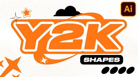 How To Create Y2k Logos Shapes And Vectors Adobe Illustrator Cc