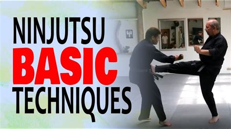 Ninjutsu Basic Techniques Youtube