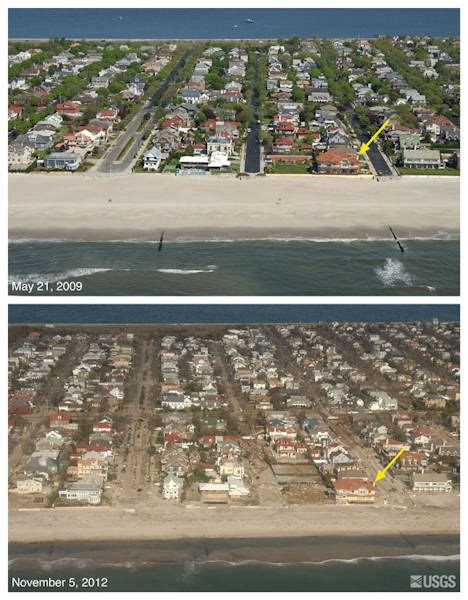Before And After Sandy Photos In New Jersey New York