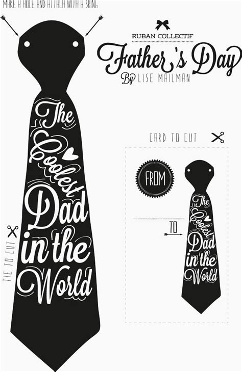 Tarjeta Corbata Para El Día Del Padre Para Imprimir Gratis Ideas Y Material Gratis Para