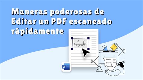 3 métodos para editar un PDF escaneado UPDF