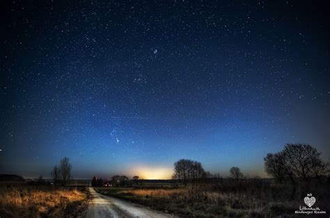 Wallpaper Landscape Night Galaxy Nature Sky Stars Clouds