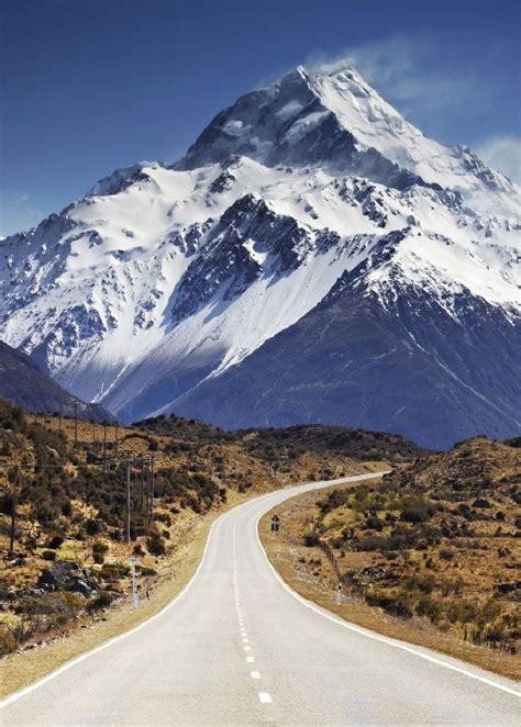 The Approach To Aoraki Mount Cook New Zealands Highest