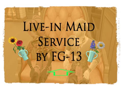 The Sims Resource Live In Maid Service