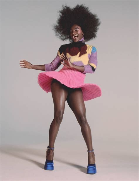 Dina Asher Smith Poses For Vogue Uk August 2021