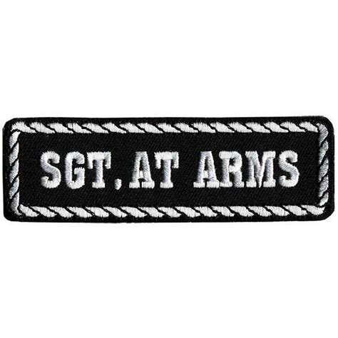 Trofeshop Sgt At Arms Patch Brodyrmärke
