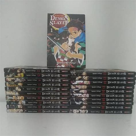 Coleção De Mangás Demon Slayer Volumes De 1 Ao 23 Venda Avulsa Kimetsu