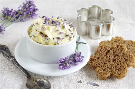Edible Lavender Honey Butter Recipe Edible Lavender Herb Butter