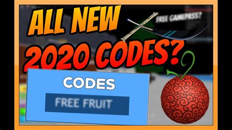 All Blox Fruits Codes Blox Fruit Code Are You