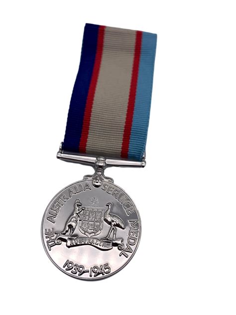 Replica Australia Service Medal 1939 1945 Ww2 Brand New Copy Etsy