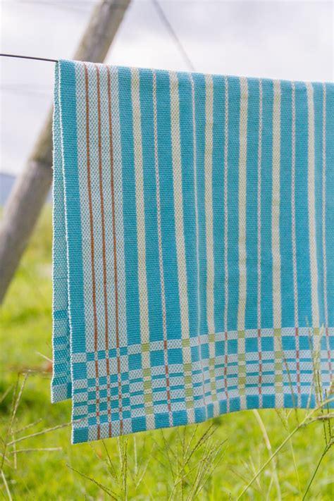 New Summer Garden Towel Weaving Draft—warp Is Valley Yarns 102 Valley