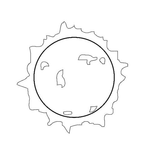 Desenhos De Planeta Sol Para Colorir E Imprimir Colorironlinecom