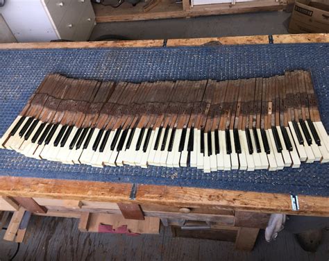 Wooden Piano Keys Set Of 85 Etsy