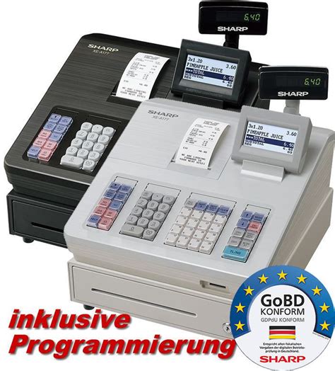 Cena wydaje się również uczciwa, dlatego nasz zwycięzca w zakresie ceny i wydajności w testach systemów pos. Sharp Registrierkasse XE-A177 inklusive Programmierung