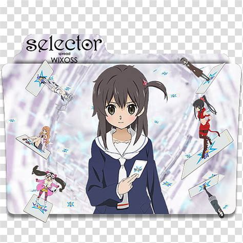 Anime Icon Pack Selector Spread Wixoss Transparent Background Png