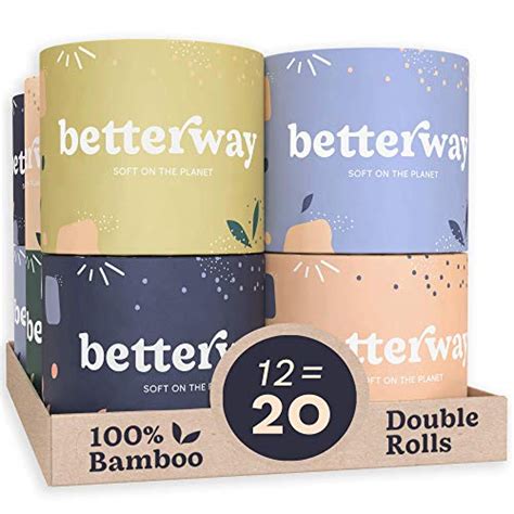 Betterway Bamboo Toilet Paper 3 Ply Eco Friendly Sustainable Toilet