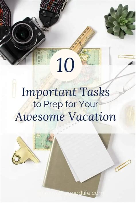 10 Important Tasks To Prep For Your Awesome Vacation Tailoring The