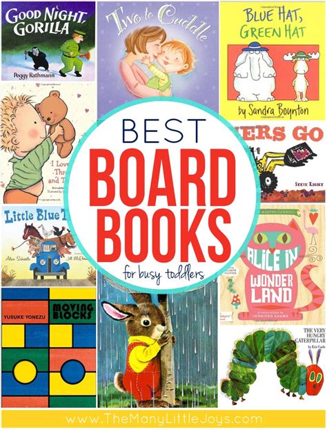 Best Board Books For Toddlers The Many Little Joys
