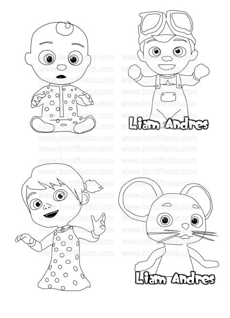 Cocomelon Coloring Pages Yoyo Cocomelon Coloring Pages Jj
