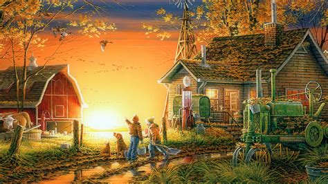 Farm synonyms, farm pronunciation, farm translation, english dictionary definition of farm. Fall Farm Desktop Wallpaper (39+ images)