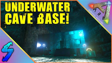 Ark Survival Evolved Gameplay Underwater Cave Base Hd 60fps Youtube