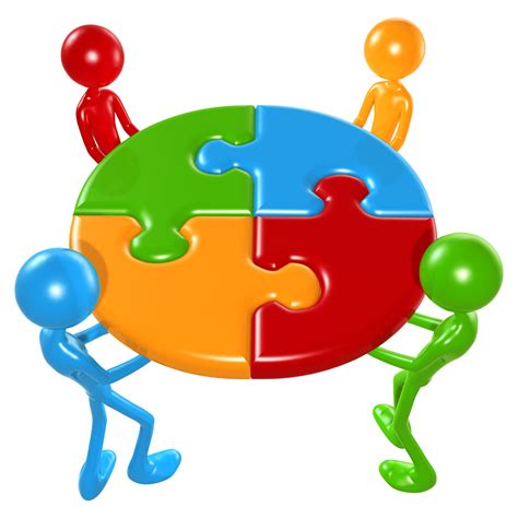 Fileworking Together Teamwork Puzzle Concept Wikimedia Commons