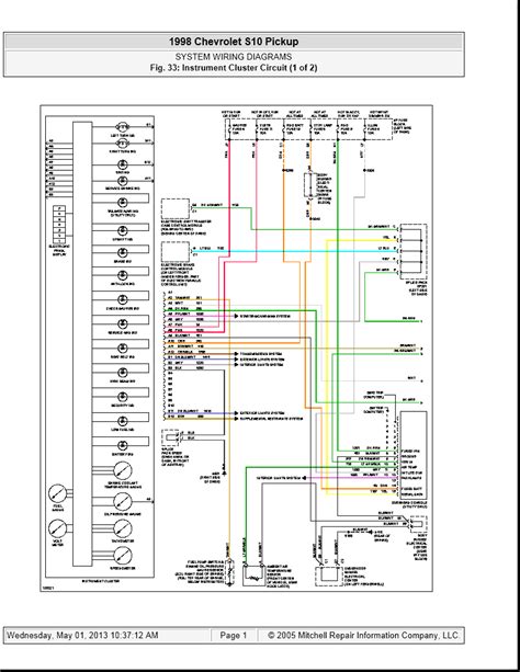 94 S10 Wiring Diagram I Have An Electrical Problem With A 1994 Chevy