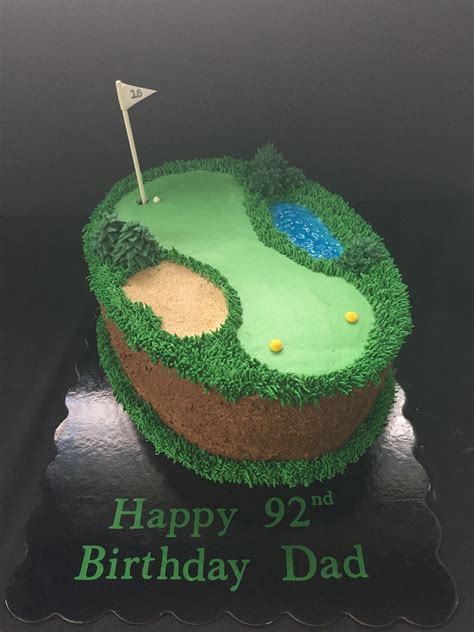Golf Themed Birthday Cake (With images) | Themed birthday cakes, Themed cakes, Birthday