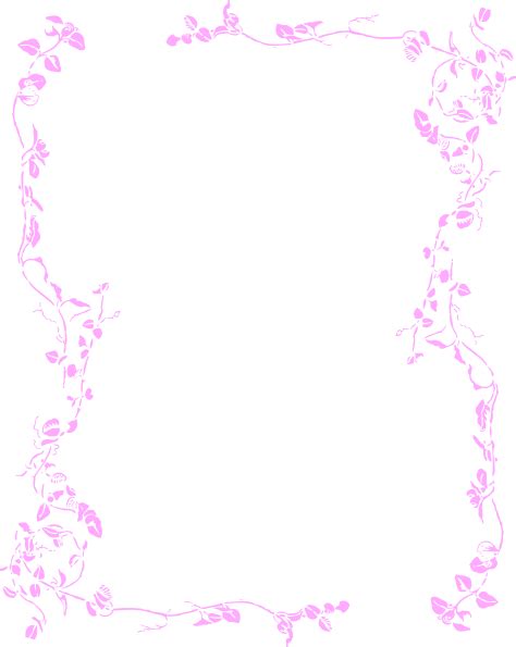 Pink Border Clip Art At Vector Clip Art Online Royalty