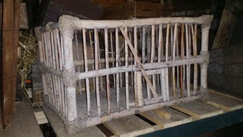 Cages Prop Hire Rustic Wood Cage Keeley Hire