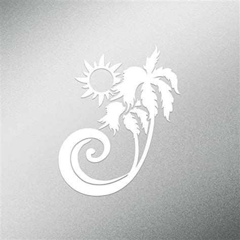 Buy Sunset Graphics And Decals Palm Tree Tropical Beach Decal Sticker 5