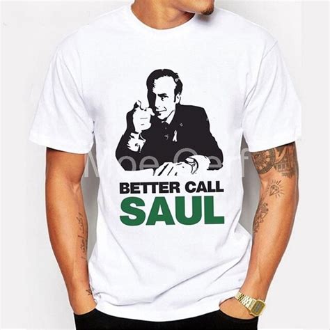 Better Call Saul Letters Printed Men T Shirts Summer Short Sleeve