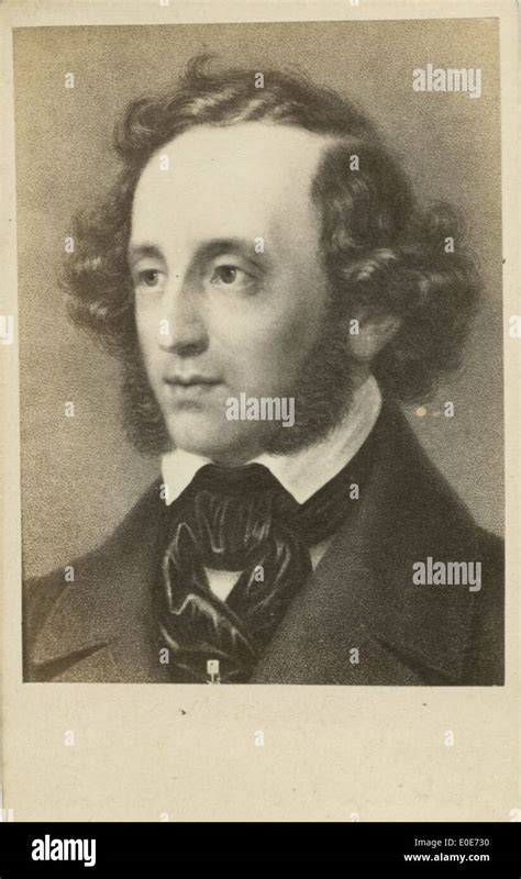 Vintage Portrait Of Felix Mendelssohn Hi Res Stock Photography And