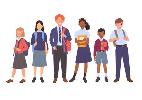 School Children Illustrations Royalty Free Vector Graphics And Clip Art