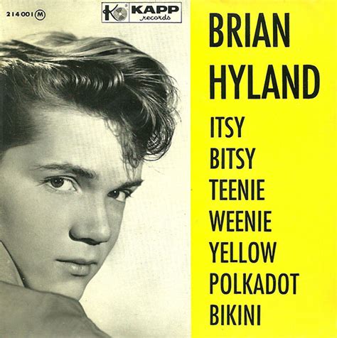 The Number Ones Brian Hylands Itsy Bitsy Teenie Weenie Yellow Polka Dot Bikini