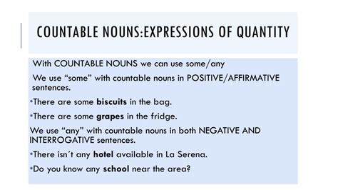 Ppt Quantifiers Countable And Uncountable Nouns Powerpoint