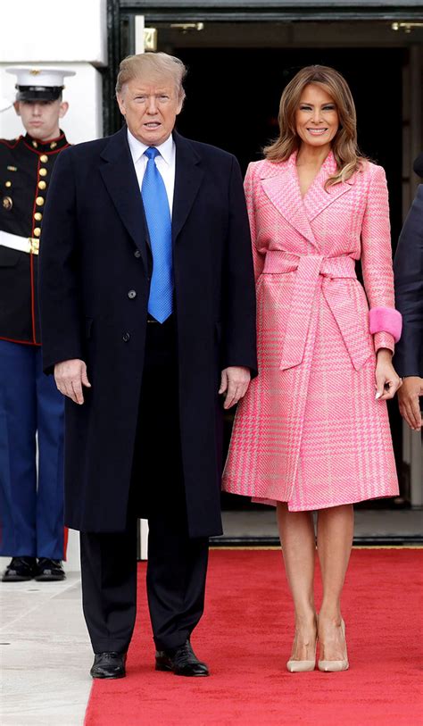 Melania Trump And Colombias First Lady Both Wear Super High Heels Footwear News