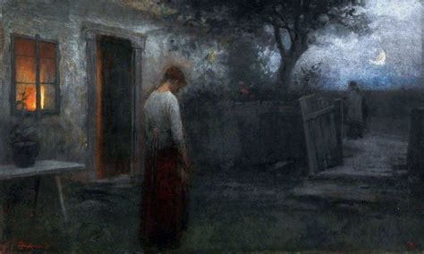 Jakub Schikaneder Last Solace 1891 Realismo Arte Pinturas Tristes