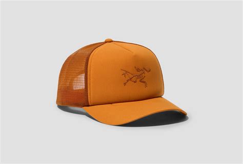 Arc´teryx Bird Curved Brim Trucker Hat 28596 Orange HarresØ