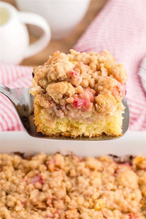 Rhubarb Coffee Cake With Streusel The Best Cake Recipes