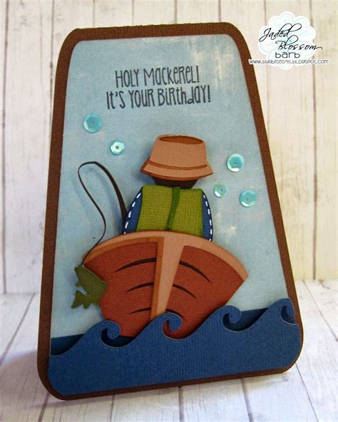 Download BugBites: Fishing you a Happy Birthday. The boat wobbles! | Fishing birthday cards, Masculine ...
