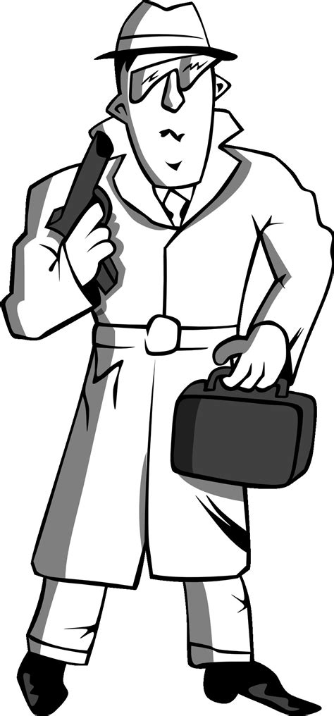 spy coloring pages    print