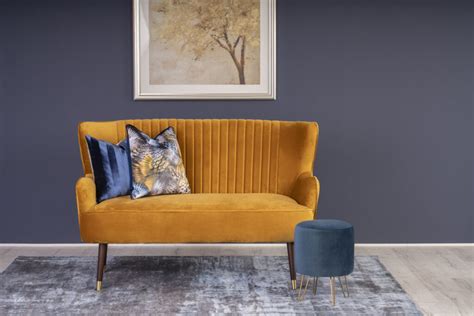 Interiors Trend To Try Regal Ochre Navy And Brass Irish Country