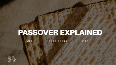 What Is Passover Passover Explained