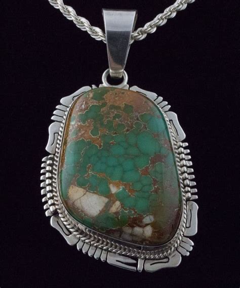 Navajo Natural Royston Turquoise Necklace Nl Native American
