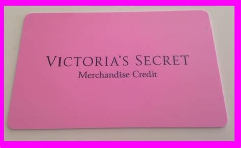 Free Victorias Secret T Card Merchandise Credit