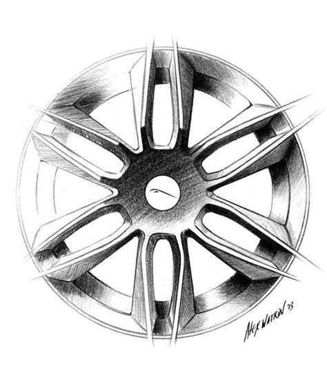 Jaguar F Type Coupe Wheel Design Sketch Car Body Design Design