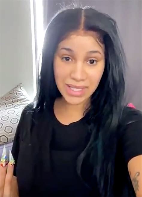 Cardi B Shows Off Makeup Free Complexion On Social Media After Sharing Acne Battle